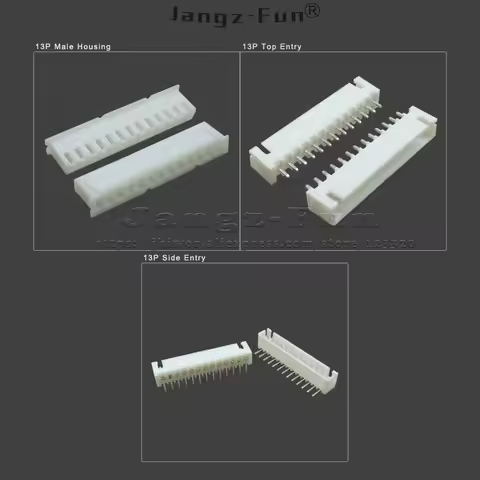 50pcs 13P JST XH 2.54 Plug 2.54mm XH2.54 13 Pin Male Female Housing Header Connectors Electric Cable