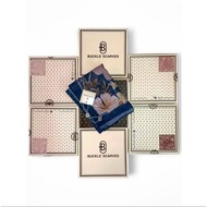 HLC - Buckle Scarves Box Hijab Square Motif Hijab Buckle Scarves Box Premium - V2
