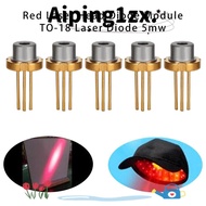 NG1ZX 1/2/5/10pcs Red Laser Head 5mw 650nm 2.2V 5MW TO-18 Laser Diode