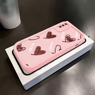 Casing hp for VIVO Y20 Y20s Y20i Y20t Y20G Y12s Y12a Y11s Y30G Y33t Y33s Case Scribble Heart Case Fl