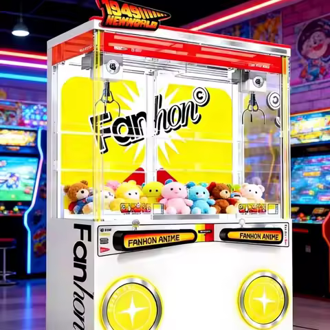 Commercial 2-Player Blind Box Vending Machine - Coin & Card Operated for Shopping Mall & Retail Stor