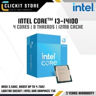 INTEL Core™ i3-14100 CPU + H610M DDR5 Motherboard - LGA1700 4 Cores 8 Threads 4.7Ghz | COMBO SET