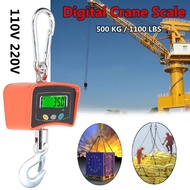 Digital Crane Scale 500 KG / 1100 LBS Heavy Duty Industrial Hanging Scale