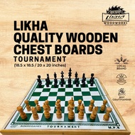 Board Games Chess Board Foldable Wooden  Sizes Tournament Malangka Kliene Medium Petite Chico Games 