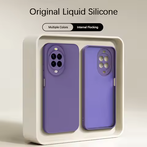 Original Basic Phone Case for Huawei Nova 15 14 13 Pro Ultra Max Lite 14i 13i Back Cover Simple Liqu