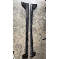 72 honda civic fd black modulo side skirt tepi pp material fit untuk replacement part used condition