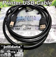 Cable adapter usb printer Cable standard cannon hp epson brother (jeffdata legit)