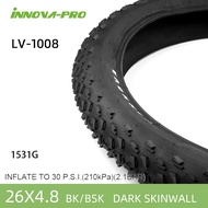 INNOVA Snow Bike Tires 26 inch 26x4.0/4.8 Fat Bike Tires Suitable For Beach Bicycle Tyres Bicycle Ac