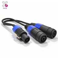 [Baosity] 0.3m PA Splitter Male to Dual Female Speakers Cable Cord PA DJ Adaptor
