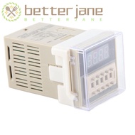 BETTER-JANE Digital Time Relay, LCD Display 24VAC/DC Time Relay, Precision Timing DH48S-2Z 0.01S-999