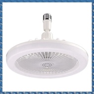 (FTQN) Ceiling Fans with Remote Control and Light Lamp Fan E27 Converter Base Ceiling Fans for Bedro