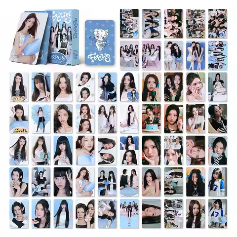 92Pcs/Set Idol Hearts2Hearts New Album Series Lomo Cards Stickers Postcards Jiwoo Carmen Yuha Juun A