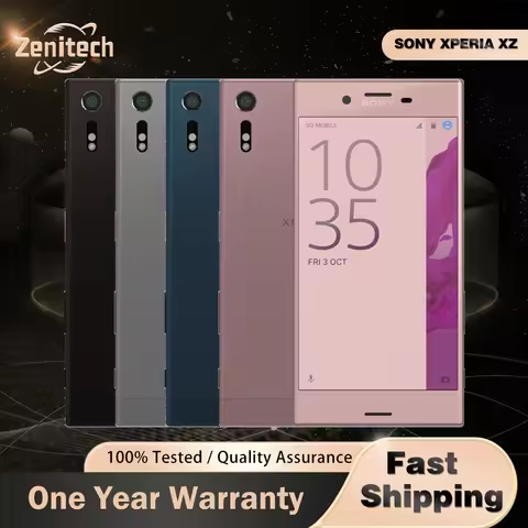 Original Sony Xperia XZ F8331 F8332 4G LTE Mobile Phone 5.2" 3GB+32/64GB 23MP+13MP Snapdragon820 Qua