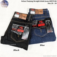 HIPSTAR SELUAR LELAKI JEANS HARGA BORONG | Casual Straight Cut Long Pants | Size 28-38