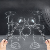 yunhaoSK-Portable Electronic Air Drum Somatosensory Drum with Drumstick Electronic Drum Musical Inst