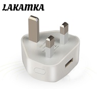 LAKAMKA USB Charger Office 5V 1A 1 Port USB UK Plug