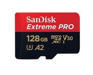 【酷BEE】降價 SanDisk 128G 170MB micro SDXC Extreme PRO 4K A2 公司貨