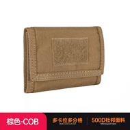 กระเป๋าเงินทหารยุทธวิธี 3 กระดาษสั้นผ้าใบสำหรับผู้ชาย กระเป๋าใส่บัตร EDC กระเป๋าใส่เอกสารแบบยูนิเซ็ก