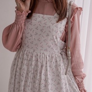 Himari Dress Midi Tunik Vintage Korean Style - Haraskirt Madebyhara (Mallow)