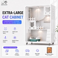 Cat Cage Cat Villa Kucing Sangkar Kucing Besar Solid Wood 120cm Special