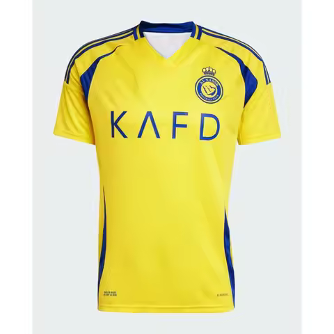 Saudi Arabia 24-25 Al Nassr-styles Football Jersey Kids Short Sleeve Soccer Shirt Quick‑Dry Fans Ver