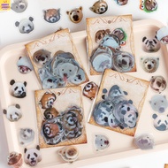 Lovely Little Animal Expressions Sticker Pack contains 40 cute panda otter Animal stickers polar bea