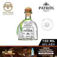 Patron Silver/ Reposado/ Anejo Tequila - 750ml / 75cl, 40% ABV - Spirit Distilled and Aged in Handma
