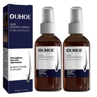 2PCS Ouhoe Hair Growth Spray, Ouhoe Hair Oil, Hair Serum For Hair, Hair Enhance Serum, Hair For Men 