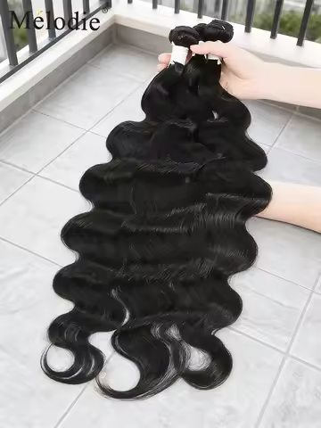 Melodie Hair Body Wave 28 30 40 Inch Indian Raw Virgin Unprocessed 100% Human Hair Water Wave Extens