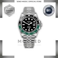[MODDED] SEIKO MOD GMT MASTER II 40MM GREEN BEZEL "SPRITE" OYSTER / JUBILEE BRACELET - Men Luxury Sw