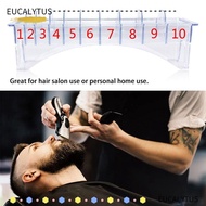 EUTUS Clipper Guard Holder, Transparent Barber Shop Clipper Comb , Durable Rectangular Universal Hair Tools Organizer