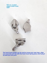 Formal Wear 5 Price Ykk5 CN Nylon Zipper Head Two Sides Hook Black and White Jacket Jacket Pocket Sh