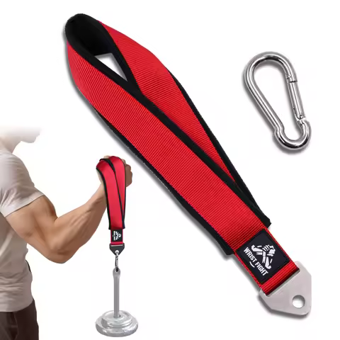 Heavy-Duty Arm Wrestling Strap for Pronation, Forearm, and Bicep Strength Training – Thick Webbing w