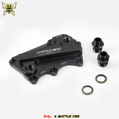BATTLEBEE Racing Car Modification Engine Oil Cooler Adapter For BMW 140i 240i 340i Z4 Toyota Supra A