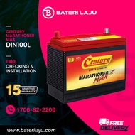 DIN 100L CENTURY MARATHONER MAX Car Battery Merc Benz, Porchse, BMW, Audi, Vovlo, Ranger Rover, Chev
