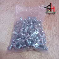 JP 8X20 MM GALVANIZED BOLT 8 X 20 MM CONTENTS 100 PCS