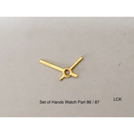 MESIN Set of Hands Watch Part Cal 86 to 87 / Watch Hands for Cal 86 87 Machines (see description)