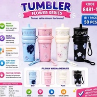 FLOWER TUMBLER - 700ML TUMBLER - STAINLESS TUMBLER - FLOWER DRINKING BOTTLE