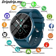 ZL02 Smart Watch Smart Watch Waterproof Fitness Tracker Full Touch Screen Heart Rate Monitor Jam Tan