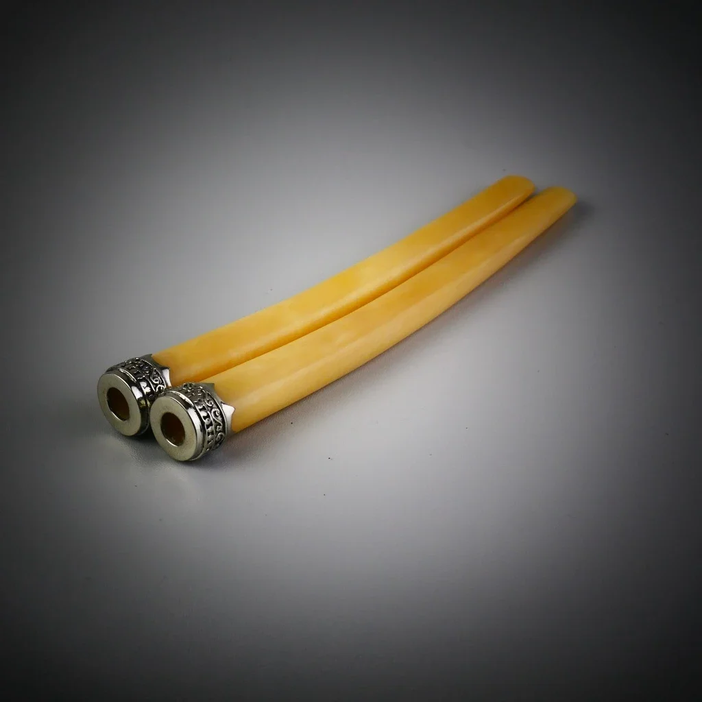 Padudan once pipa rokok tulang tebal 13 up cm setebal igataring duyung dan gading berkualitas istim