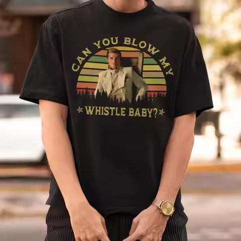 Can You Blow My Whistle Baby T Shirt josh hutcherson retro gift