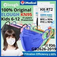 iMEDICAL 100% ELOUGH HX-RT2 KF94 KN95 4ply Mask Kids 6-12 3D Face Mask Disposable 口罩 (Non-medical)