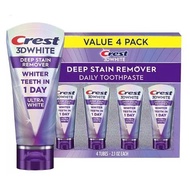 Crest 3D Toothpaste - Crest 3D White Brilliance Deep Stain Remover Daily Toothpaste (59g/tube)