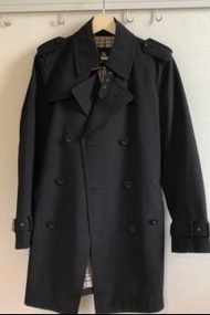 近新品／男M碼／日本二手Burberry黑標風衣
