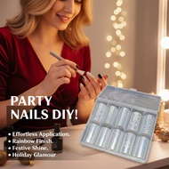 Aurora Nail Transfer Foil Sheets Popular Among Online Influencers And Attract Enhance B0v6