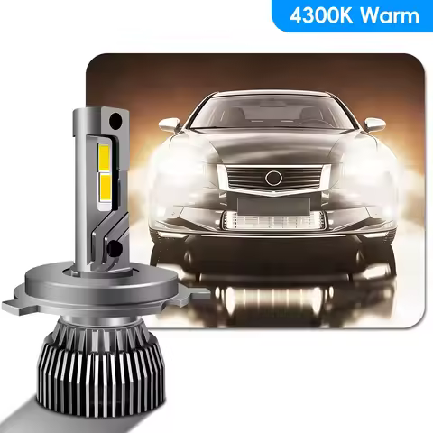 H1 H3 H7 H8 H9 H11 H16 HB3 HB4 LED Headlight Bulbs 12V 24V 65W 4300K High Brightness