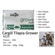 Repack - Cargill Tilapia Grower 6123 / floating fish food fish feed pellet / Tilapia, Koi, catfish &