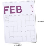 2025 2025 2025 Wall Calendar Note Wall Calendar 2025 Yearly Calendar Vertical Wall Calendar Monthly 
