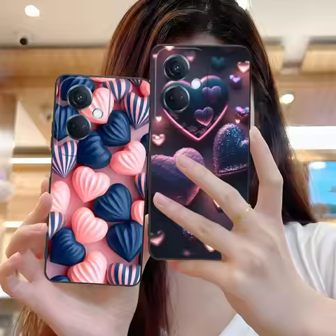 Y2K Glowing Hearts Mobile Phone Case for OPPO Find X9 X8 X7 X6 X5 X3 X2 Plus s Pro Ultra Lite Colorf