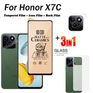 Honor X7C กระจกเทมเปอร์ Honor X6B ปกป้องหน้าจอ Honor X8B ฟิล์มป้องกันเลนส์กล้องถ่ายรูป A7A X8A คลุมท